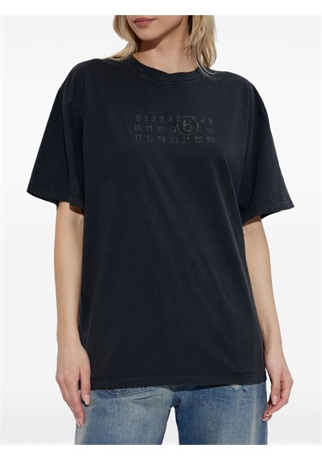 numeric signature t-shirt unisex black MM6 MAISON MARGIELA | S62GD0202 M20115900